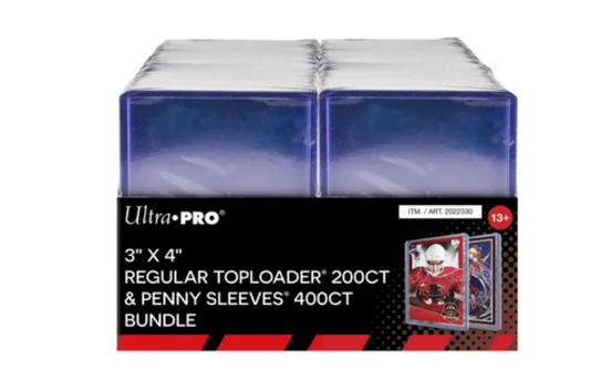 Ultra PRO 200CT Toploader and 400CT Penny Sleeves Bundle